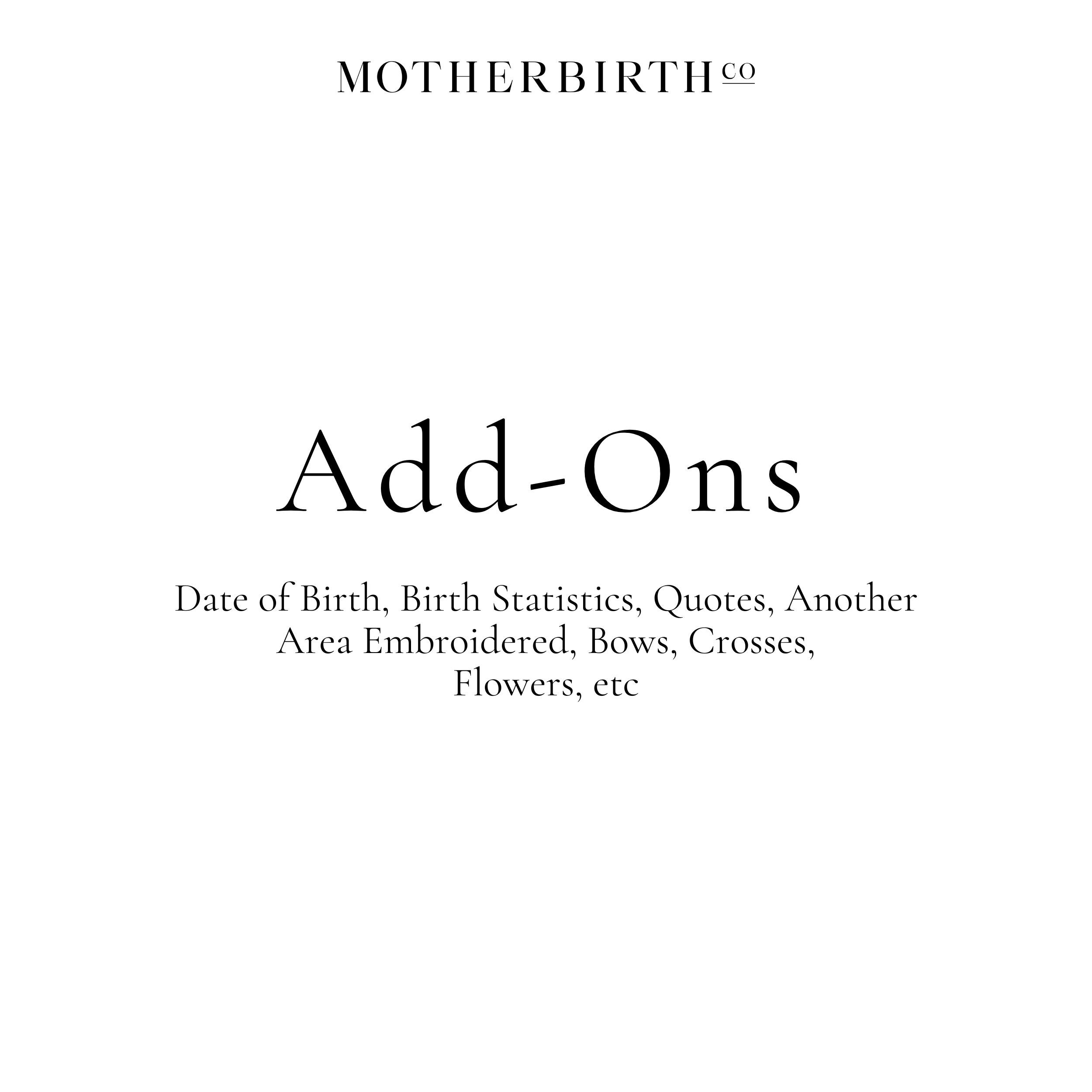 Add-Ons for Baby Quilts