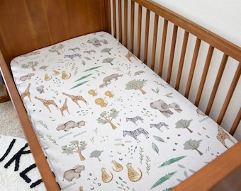 Salt Safari Animal Bedding, Safari Animal Bedding, Duvet Covers, Fitted Sheets, Kids and Baby Bedding, Cotton Bedding, Safari Animal Decor