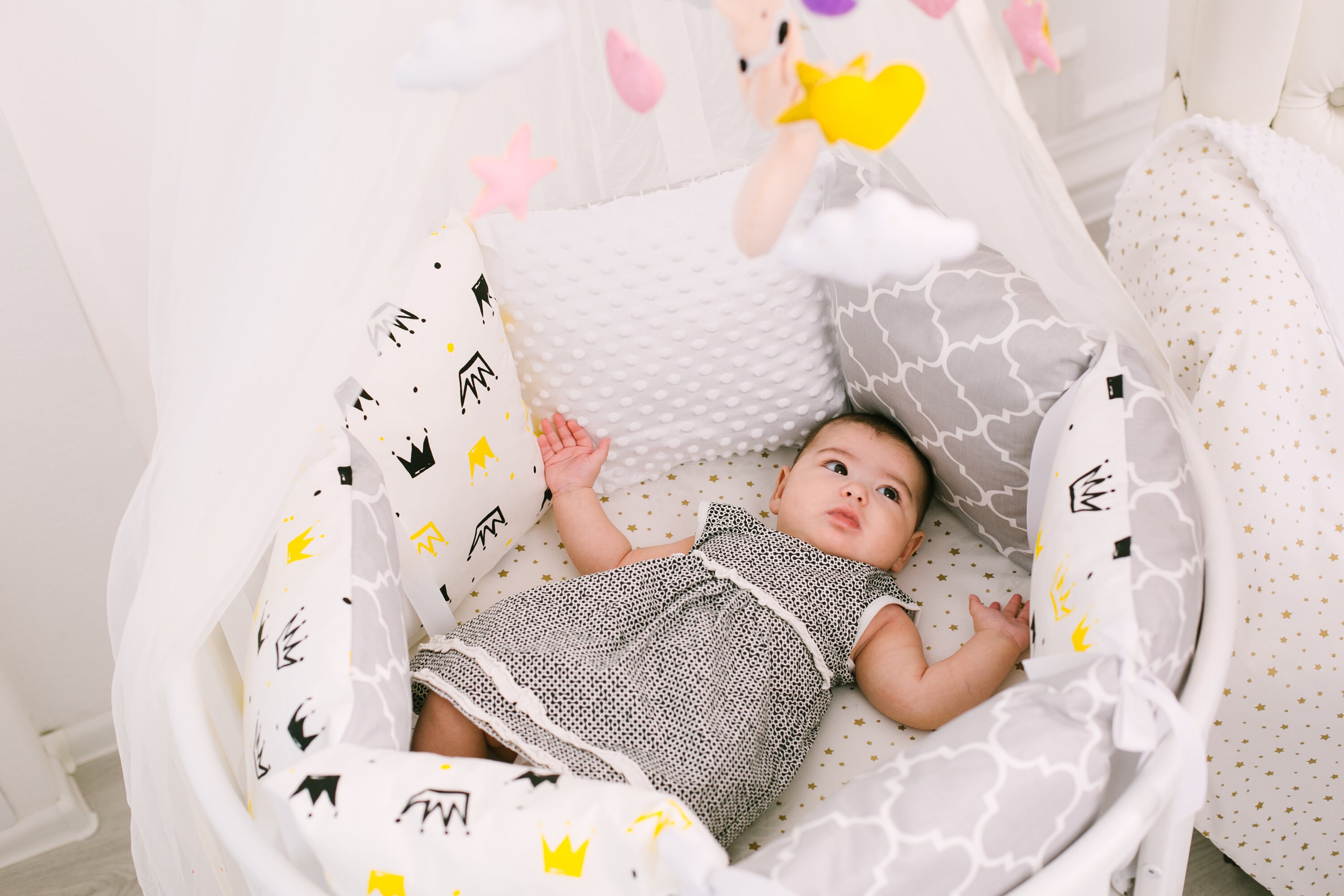 Crib bumper pillow Crib bumper pads Etsy