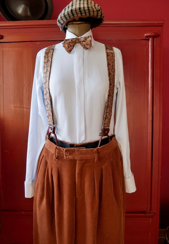 Bow tie, bow tie, bow tie with matching suspenders