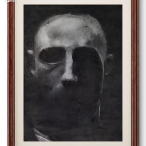 Shadows. This is a original charcoal drawing by pantelstudio, art,charcoal,wall art,charcoal.
