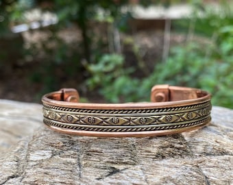 Adjustable Magnetic Copper Bracelet