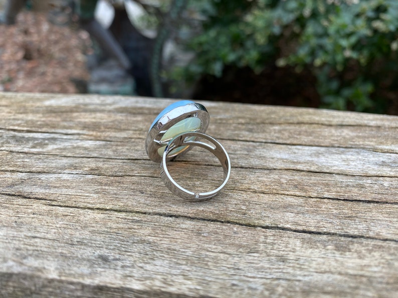 Bague réglable en pierre semi precieuse - France