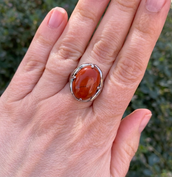 Jasper crystal cheap ring