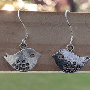 Bird earrings, Small bird earrings, bird dangle, gift earrings