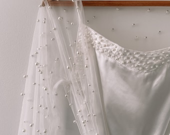 LUXE PEARL SLIP | bridal | bride slip | pajamas | lingerie * Robe Sold Separately *