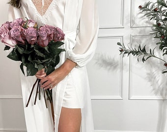 LUXE LACE SLIP | bridal | bride slip | pajamas | lingerie * Robe Sold Separately *