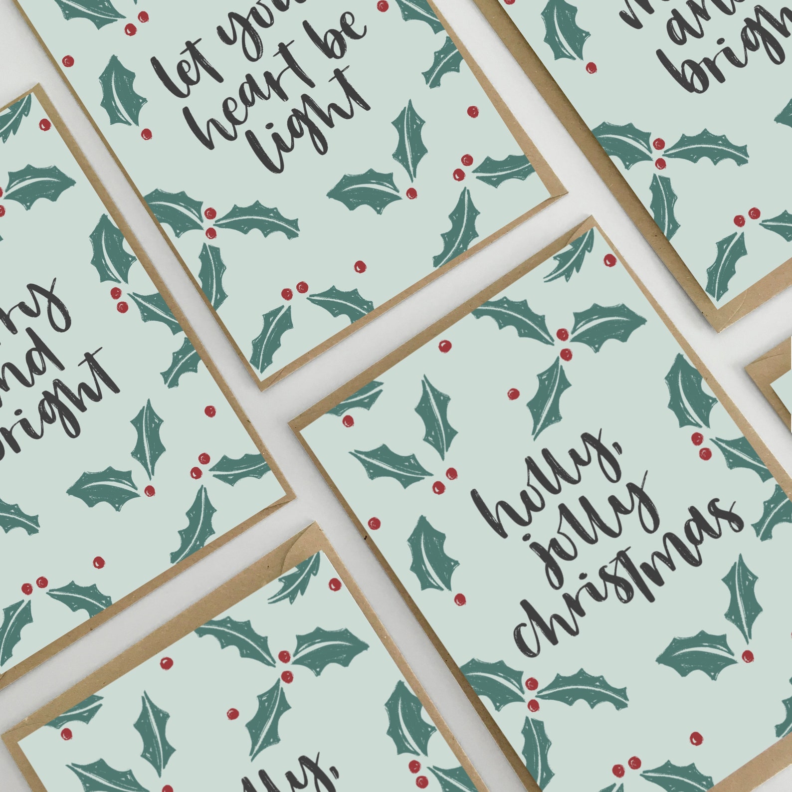 Set of 3 Christmas Cards // Christmas Card Multipack // Etsy