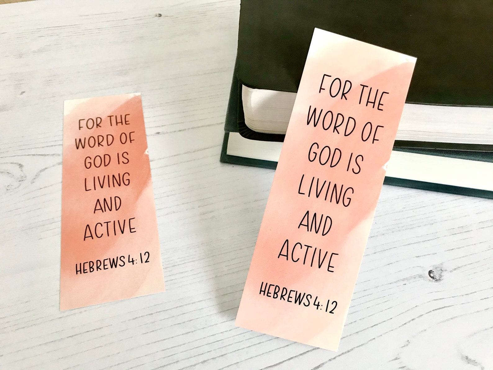 Set of 5 Bible Verse Bookmarks // Colourful Bookmark // Gifts Etsy