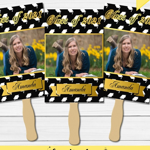 You Did It Custom Graduation Hand Fans Class of 2023 - Etsy