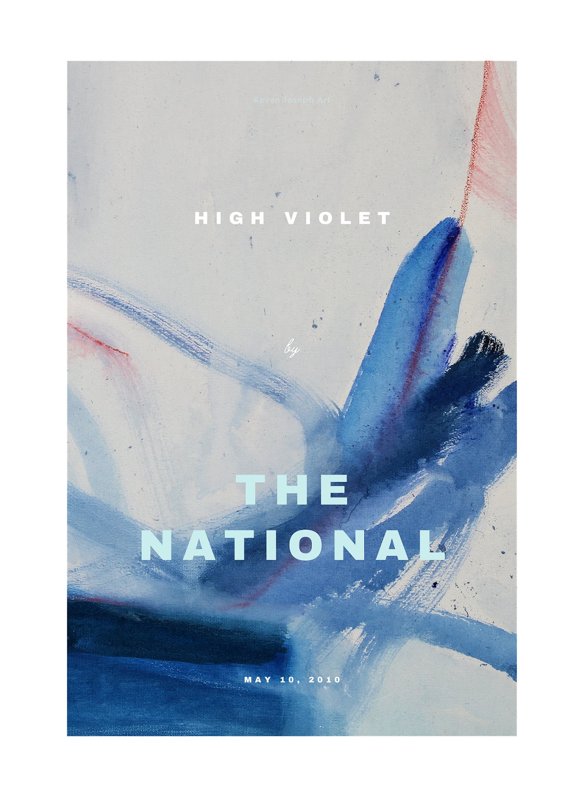 The National Poster High Violet Album 4AD Poster Matt Berninger Aaron