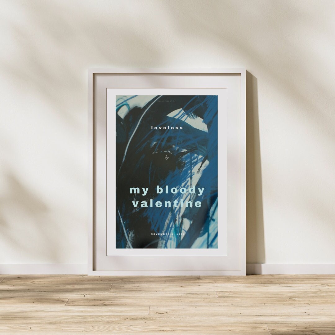 My Bloody Valentine Poster - Loveless Album - Shoegaze Poster