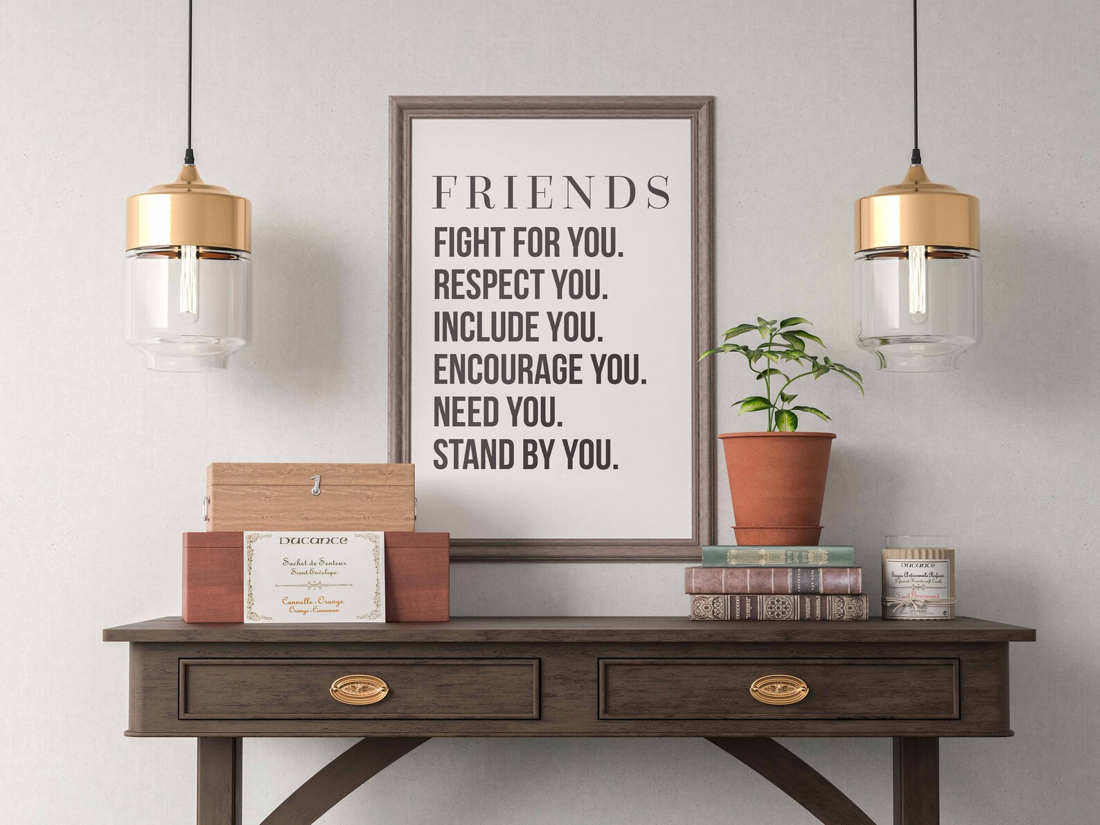 Friendship Wall Art DIGITAL DOWNLOAD Friends Friend Gift Etsy