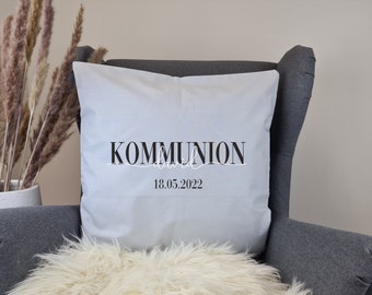 Kissen zur Kommunion | Modern| personalisiert | als Geschenk