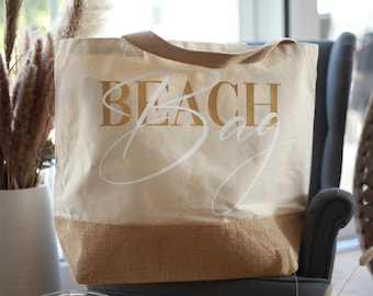 Shopper personalisierte Jute Tasche, Geschenk