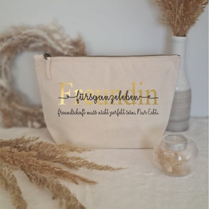 Kosmetiktasche Freundin fürs ganze Leben personalisiert als Geschenk