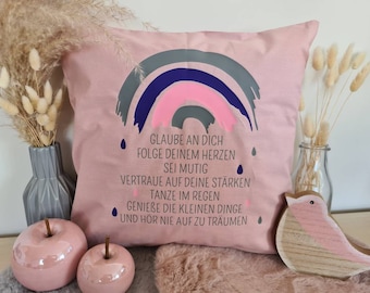 Communion pillow | Rainbow | personalized | as a present