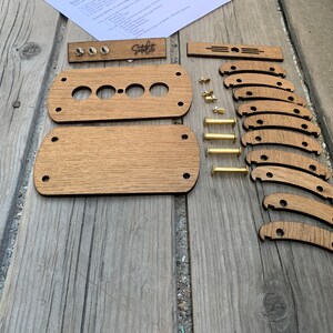 Premium träfodral för Nixie Clock Kit IN-14 bild 2