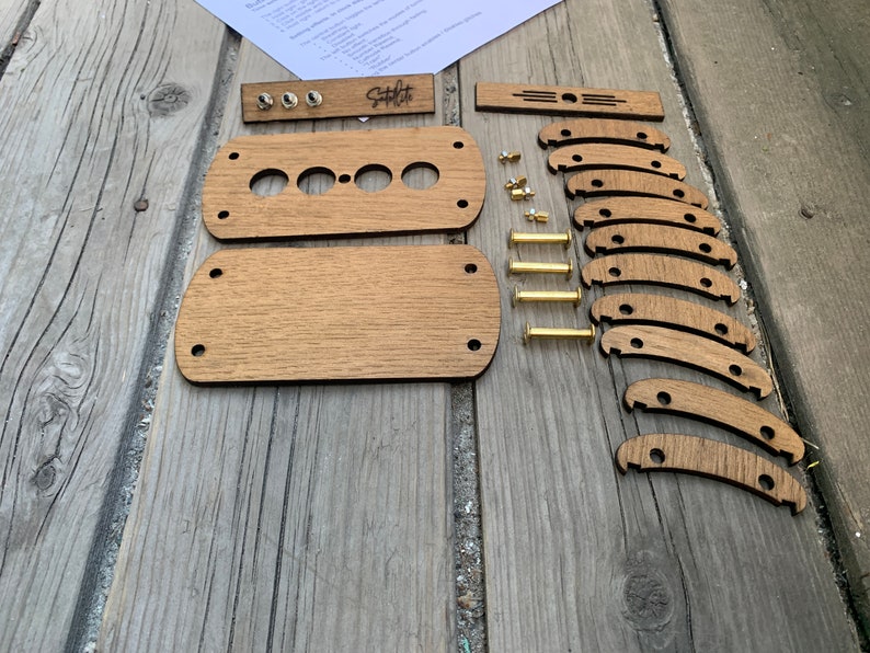 Premium träfodral för Nixie Clock Kit IN-14 bild 2