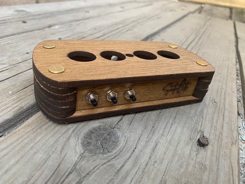 Premium träfodral för Nixie Clock Kit IN-14 bild 8