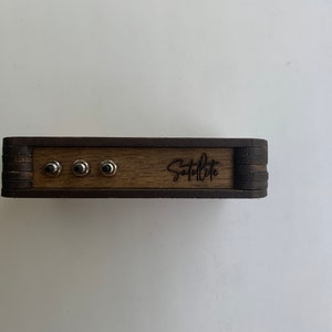 Premium träfodral för Nixie Clock Kit IN-14 bild 9