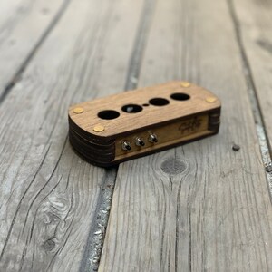 Premium träfodral för Nixie Clock Kit IN-14 bild 6