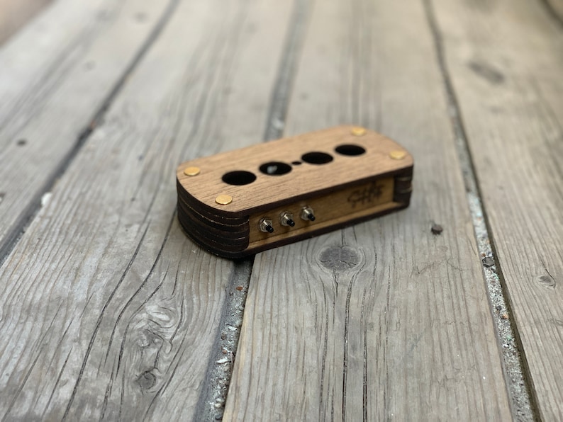 Premium träfodral för Nixie Clock Kit IN-14 bild 6