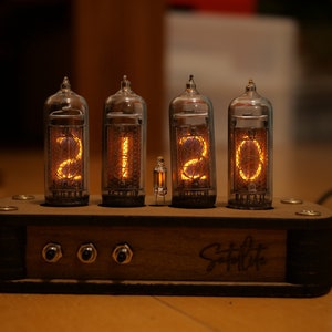 Nixie Clock Kit IN14 With tubes and Wooden Enclosure. UPS Fast Shipping Worldwide image 10