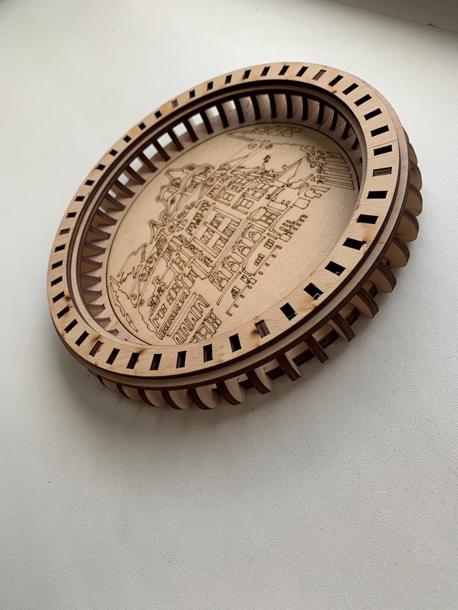 Wooden dice tray. Highest quality DIY KIT with paints. No Etsy