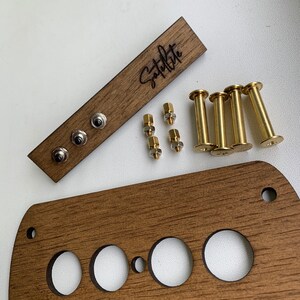 Premium träfodral för Nixie Clock Kit IN-14 bild 4