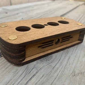 Premium träfodral för Nixie Clock Kit IN-14 bild 7