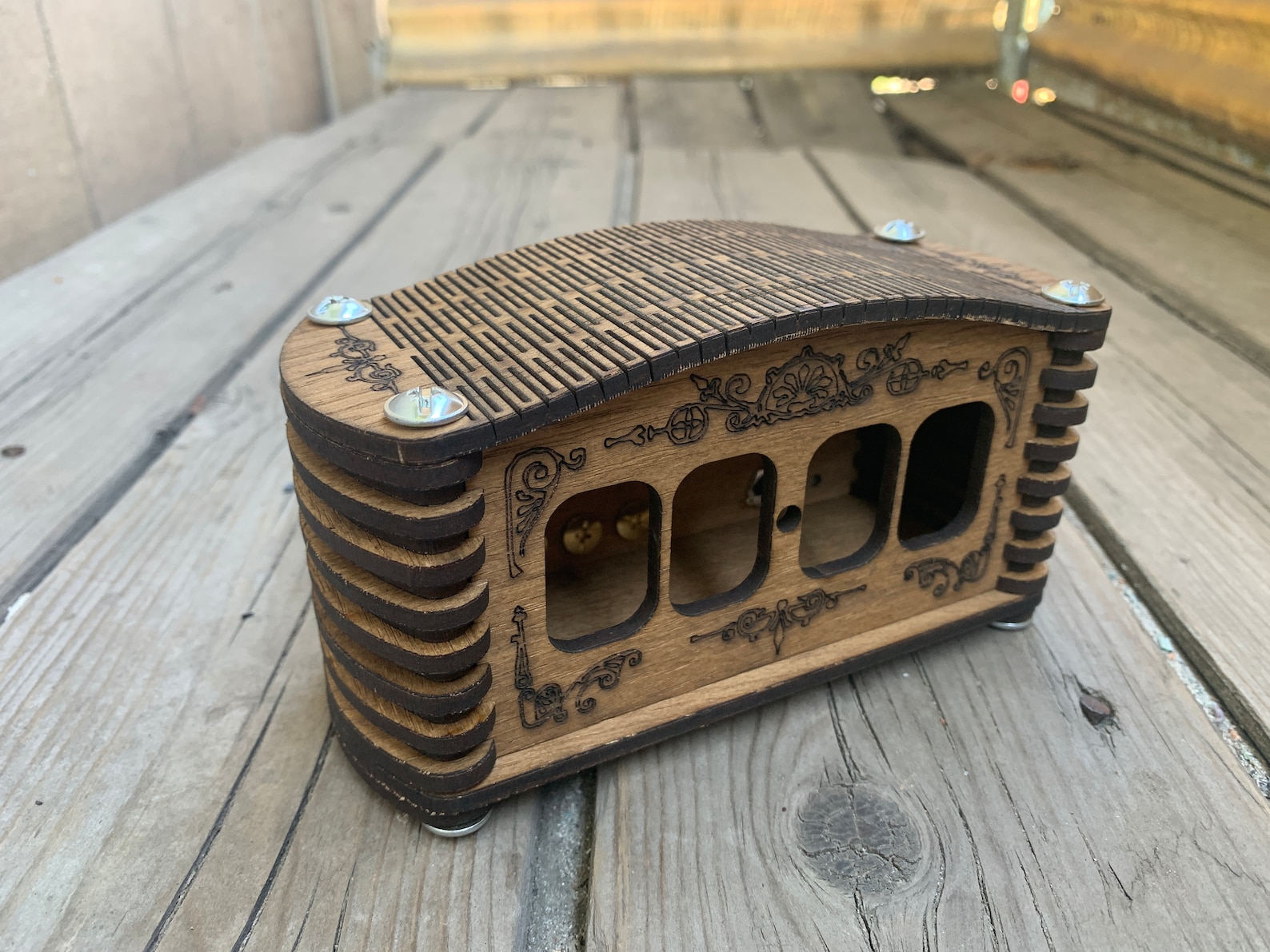 Premium Wooden Case for Nixie Clock IN12 Tubes Etsy