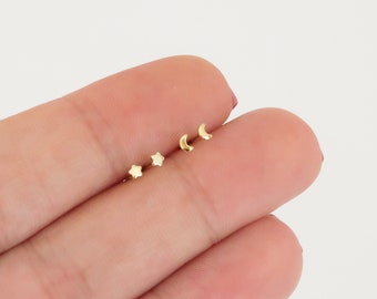 tiny ear studs
