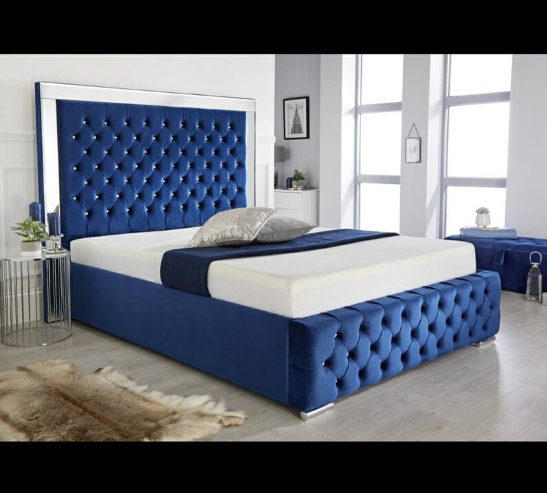 Retro Full Mirror Bed Frame Etsy