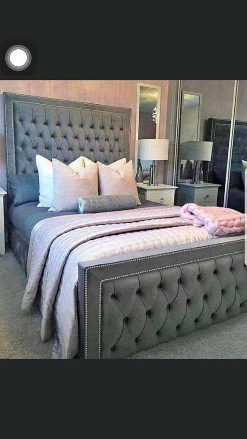 Double Beading Bliss Bed Frame Etsy