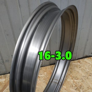 Felge ohne Löcher 16-3.0 Invader Custom Chopper Bobber Harley Kawasaki Yamaha Old School