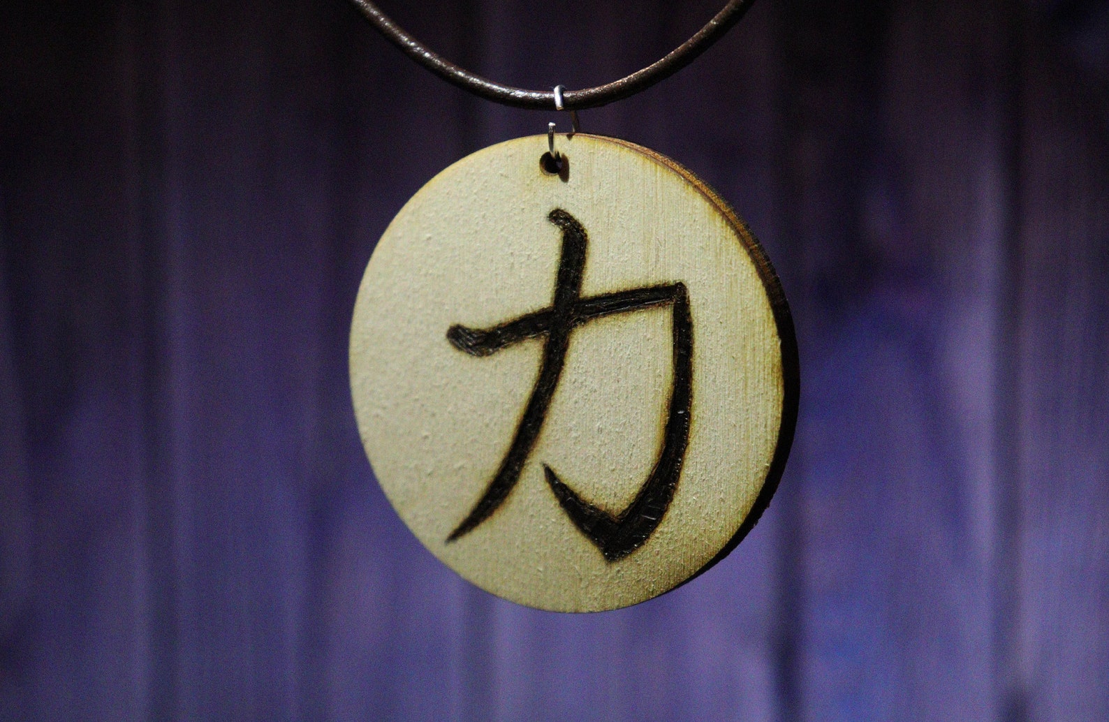 Japanese kanji fortune/luck symbol pendants necklaces Etsy