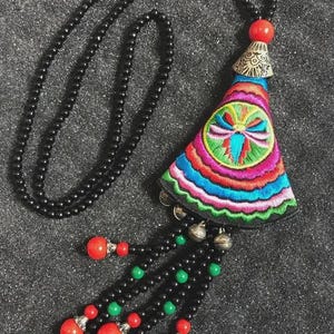 Traditional Chinese Miao Nationality Crafts Jewelry Accessory