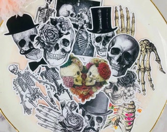 Skeleton decals | Etsy