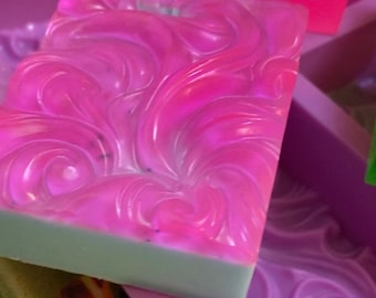 4 cavity rectangular 3D shaped swirl twirl soap melt pour cake mould mold for - approx  90ml soap, baking, sweet chocolate loaf - silicone