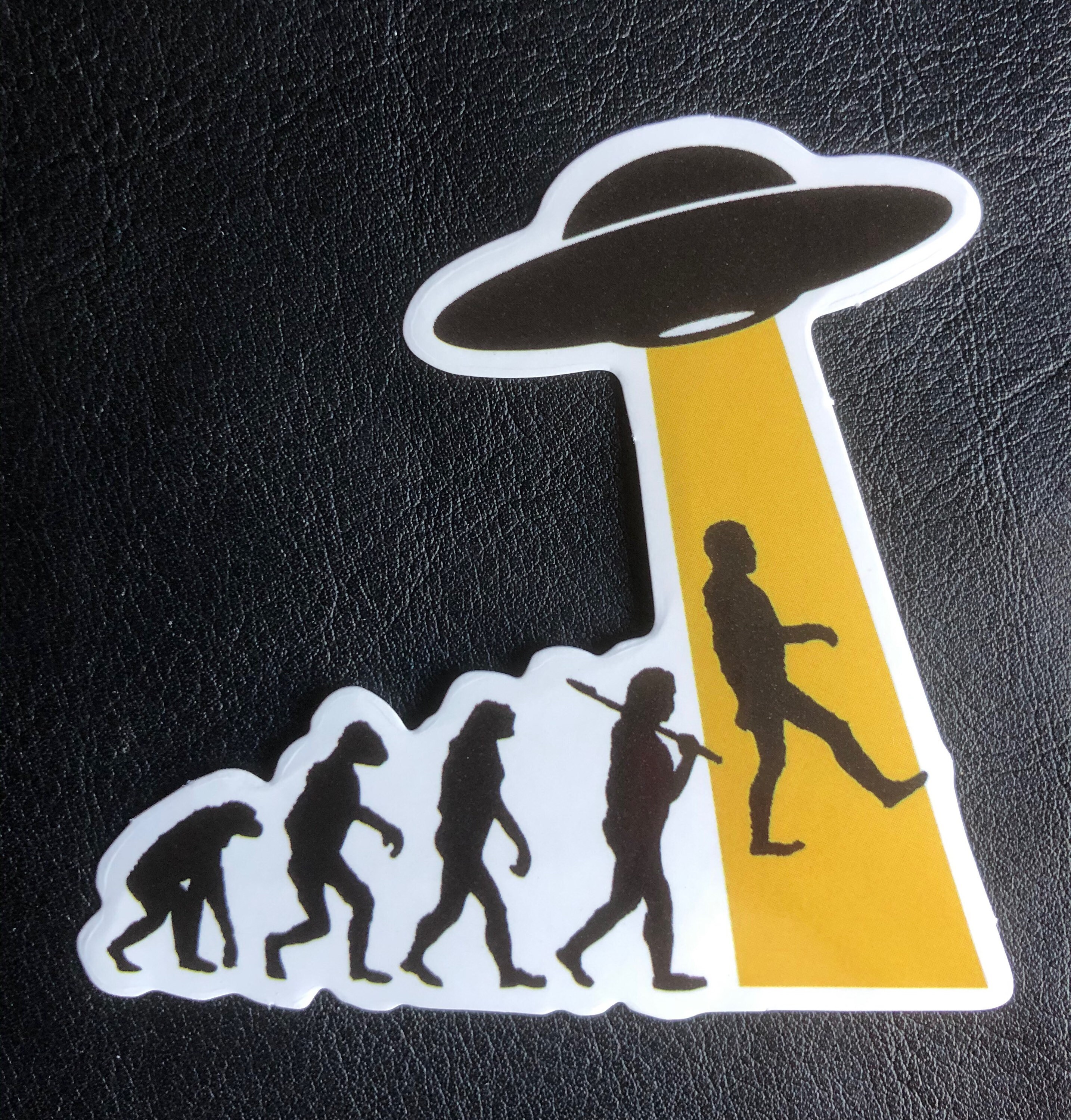 5 Glossy Amusing Space Alien ET Stickers for Embellishments on Cups ...