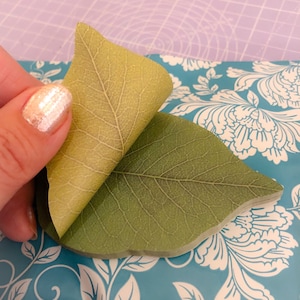Realistic green leaf sticky memo notes for scrapbooking, page marking, card making, name labels and so much more