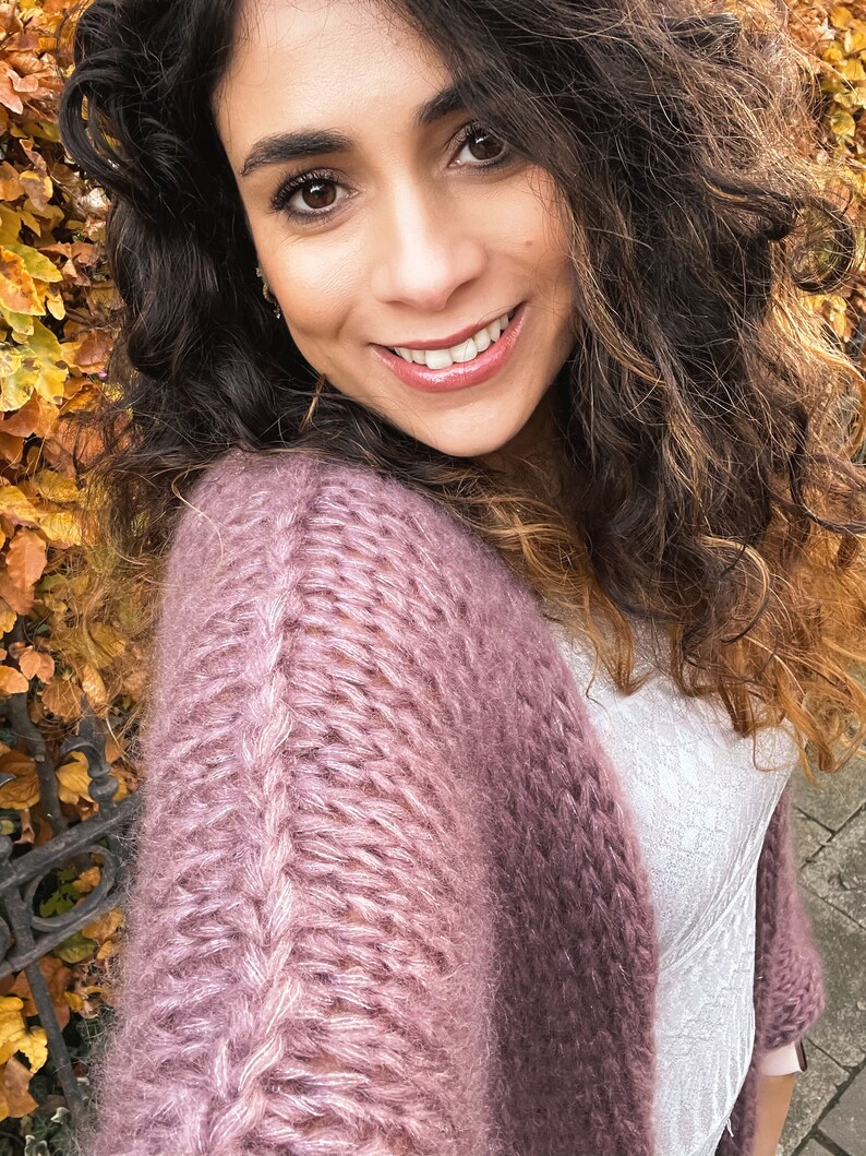 The cotton candy cardigan Patr\u00f3n Espa\u00f1ol