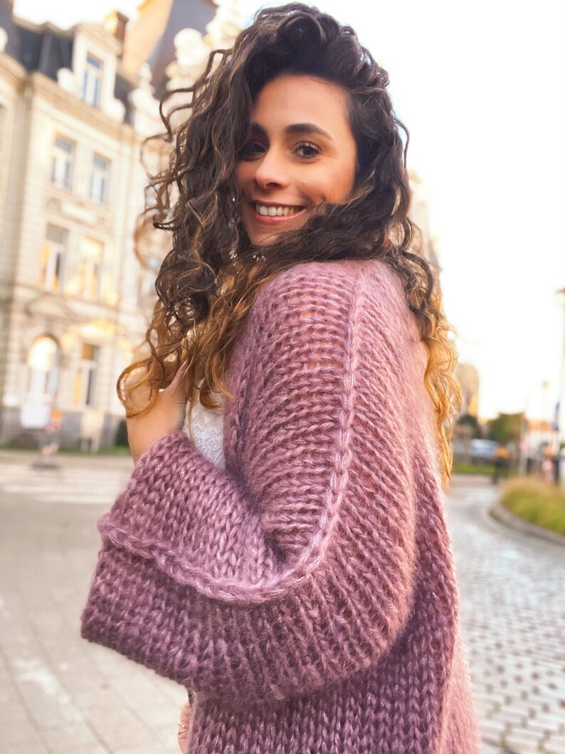 The cotton candy cardigan Patr\u00f3n Espa\u00f1ol