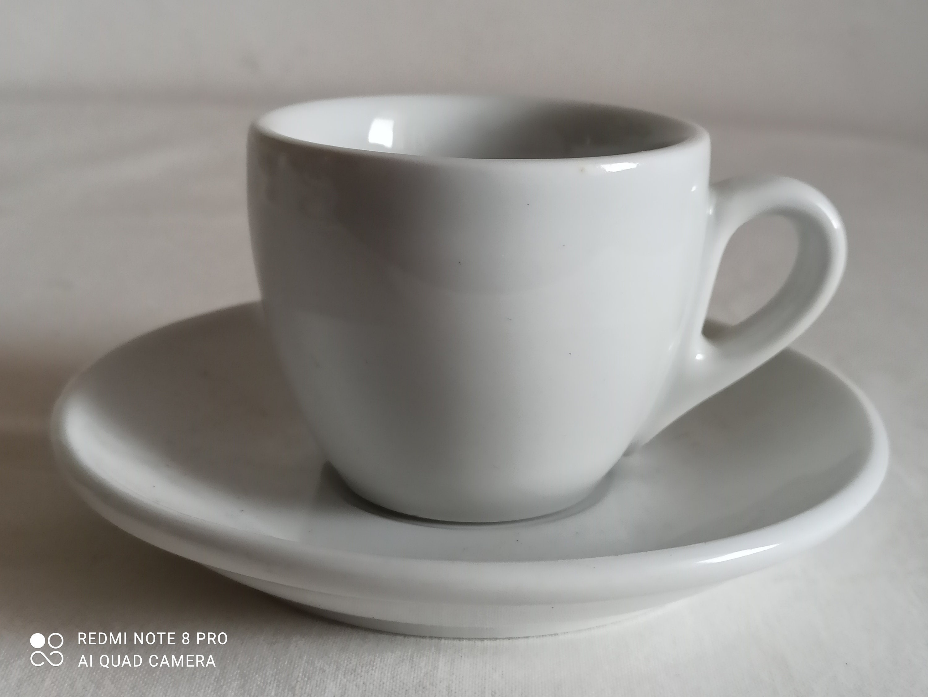 Brown Espresso Cups Nuova Point Sorrento short Style, Made in Italy!