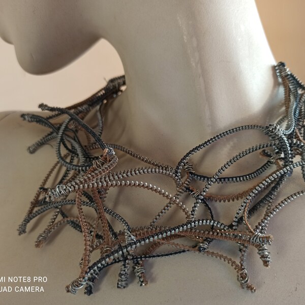 Zipper Necklace Etsy