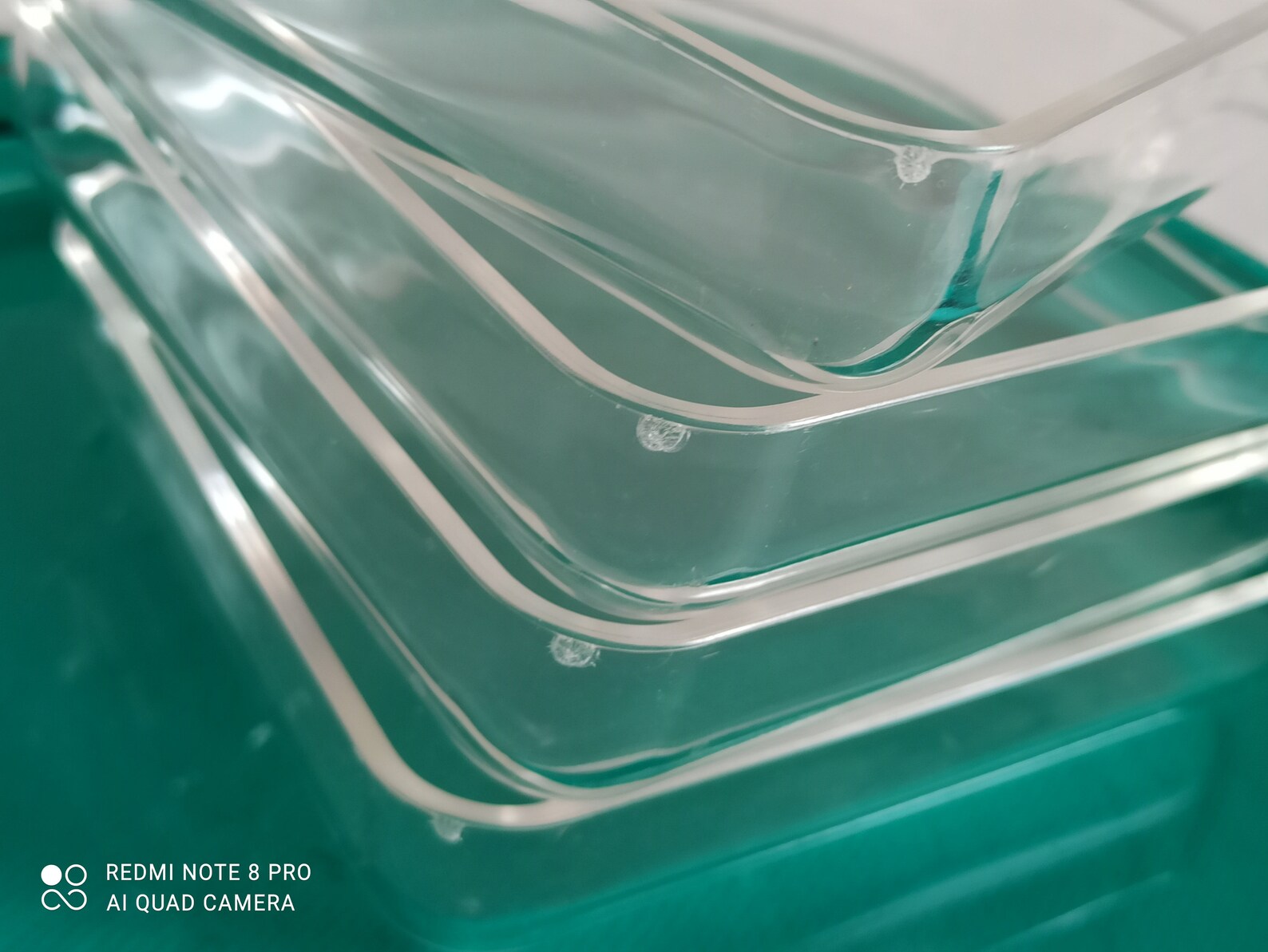 Guzzini vintage snack plate retro green and transparent Etsy