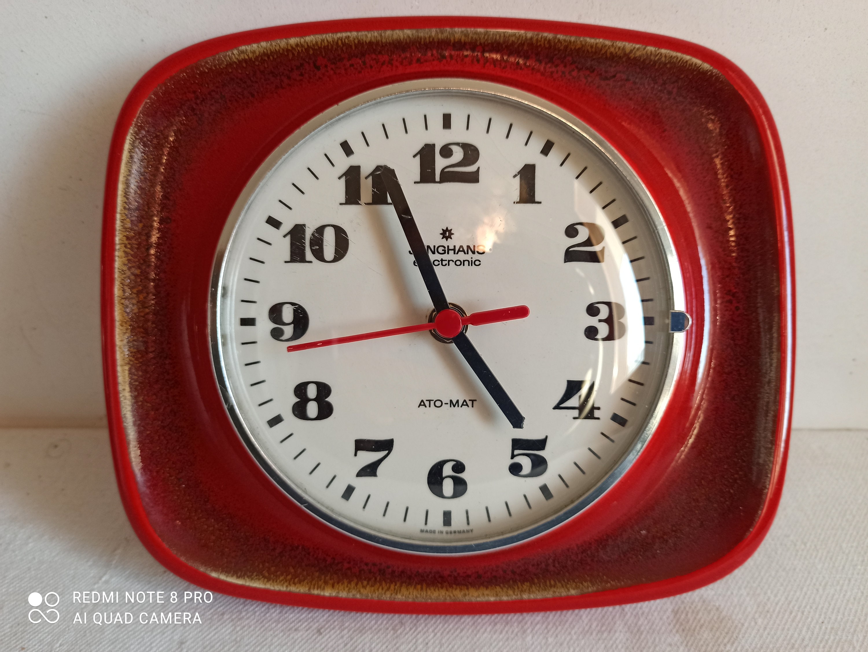 Space age WestGermany wall clock vintage ceramic wall clock Etsy 日本