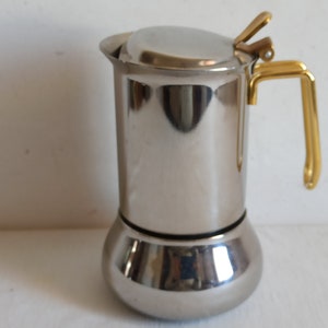 3B design stylish stovetop moka pot, vintage Italian espresso maker, designer coffee pot