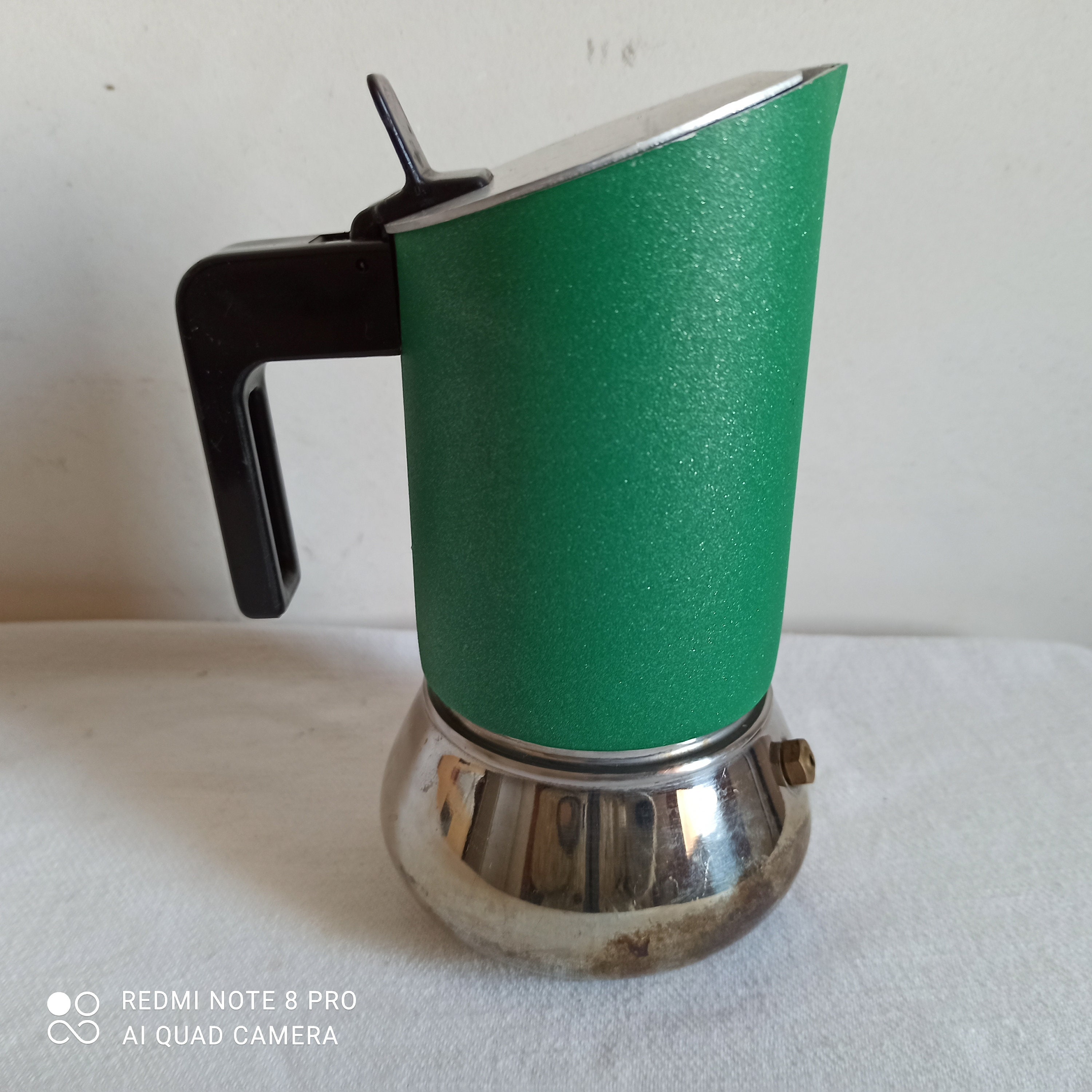 Large Mocha Coffee Pot Zanzibar 9 Cups, 1970s Italy 